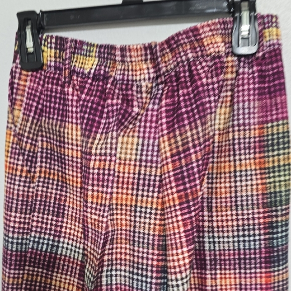 STYLEWE Purple and Yellow Plaid Pants - Picture 4 of 5